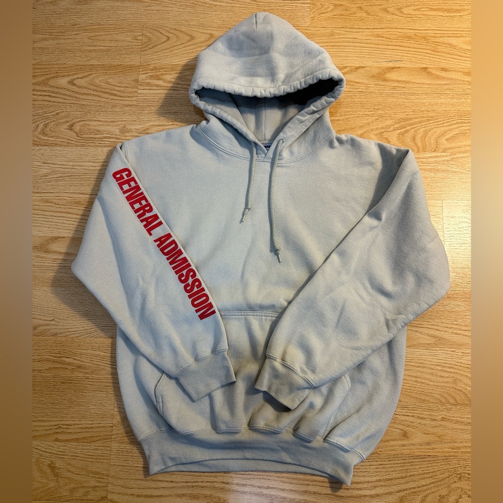 Saint Pablo Wolves General Admission Hoodie - Medium - Cream